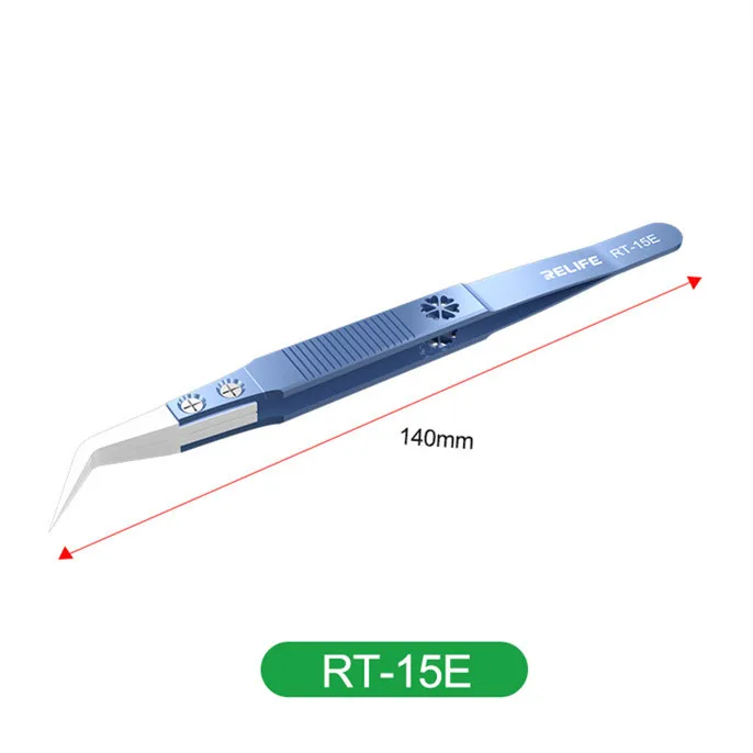 Precision Titanium Alloy Anti-Static Ceramic Tweezers with High-Temperature Resistance