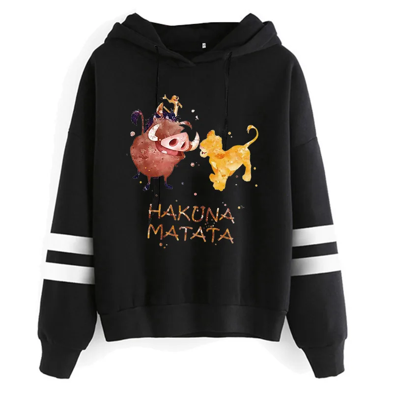 thumbnail image 1 of Sudadera con capucha de Disney El Rey León para mujer, ropa de moda, sudaderas con capucha de Hakuna Matata, Kawaii, 1 of 3