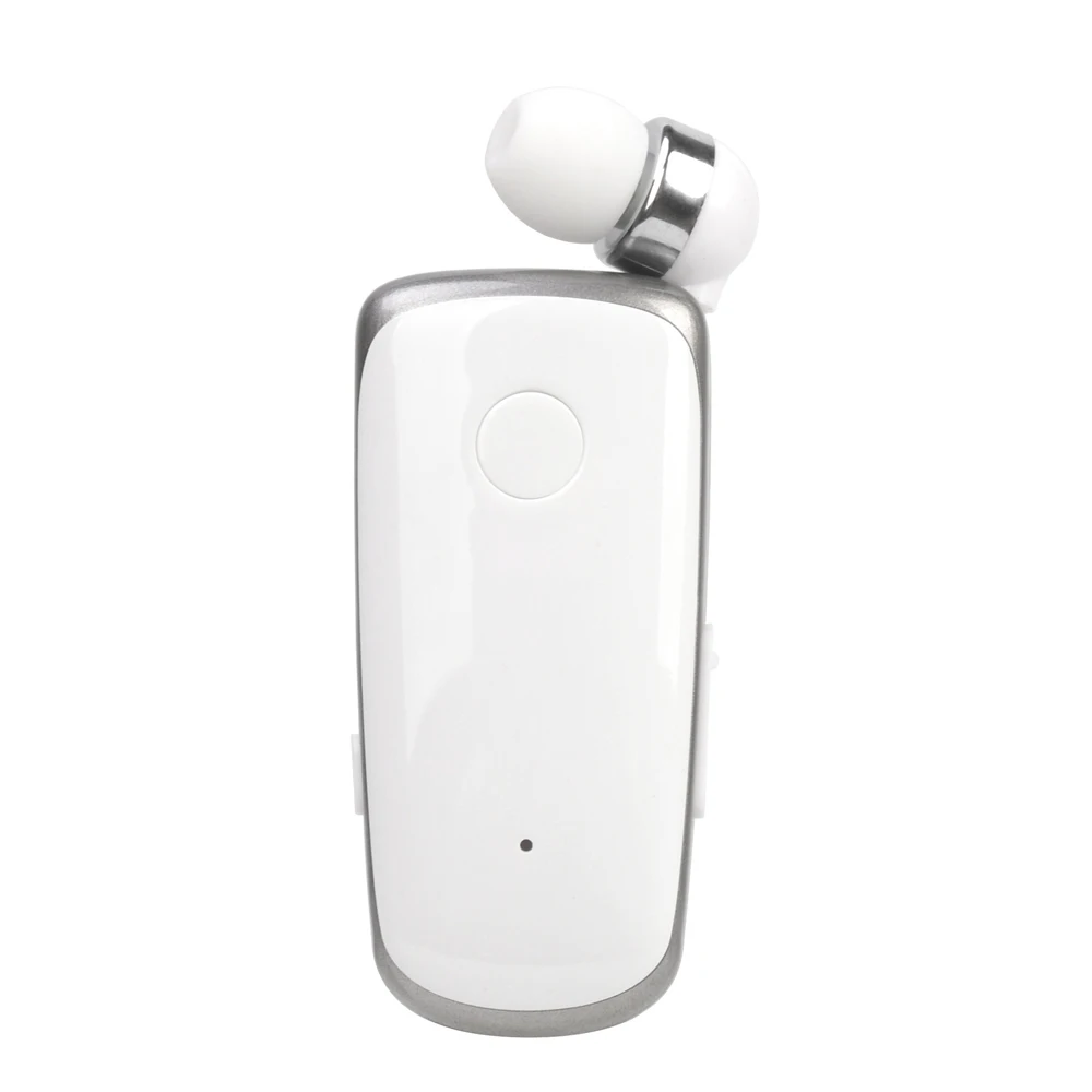 Lavalier K39 Mini Wireless Bluetooth Headset Earbuds with Microphone In-Ear Vibrating Alert Wear Clip Hands Free Earphones