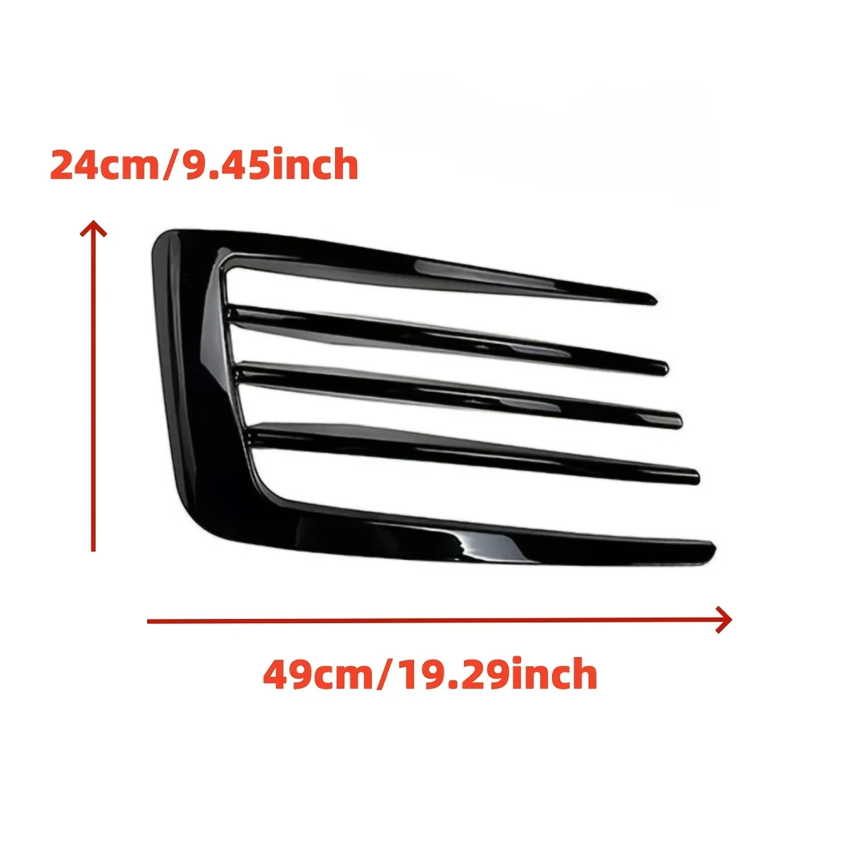 폭스바겐 골프 MK7 GTI GTD 2012-2017용 골프 7 GTI 자동차 앞 범퍼 안개등 그릴 안개등 오픈 벤트 그릴 흡기 커버