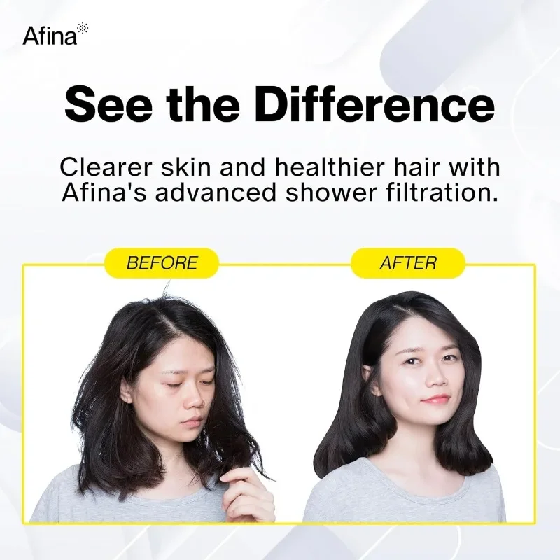 High Pressure Filtered Shower Head - Advanced Filtration for Hair, Skin & Nails - Reduces Itchiness, Blemishes, Dryness Black 5