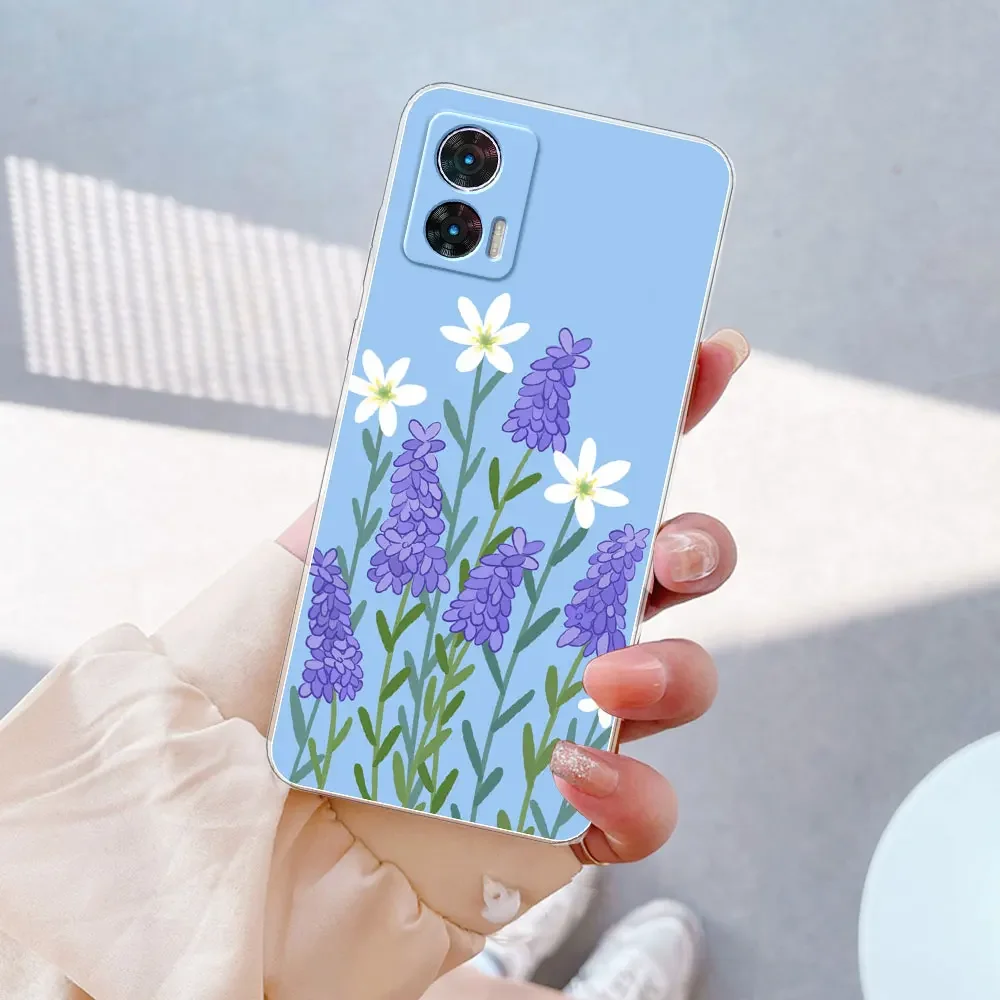 Silicone Soft Back Cover | Clear Bumper Coque for Motorola Edge 30 Series