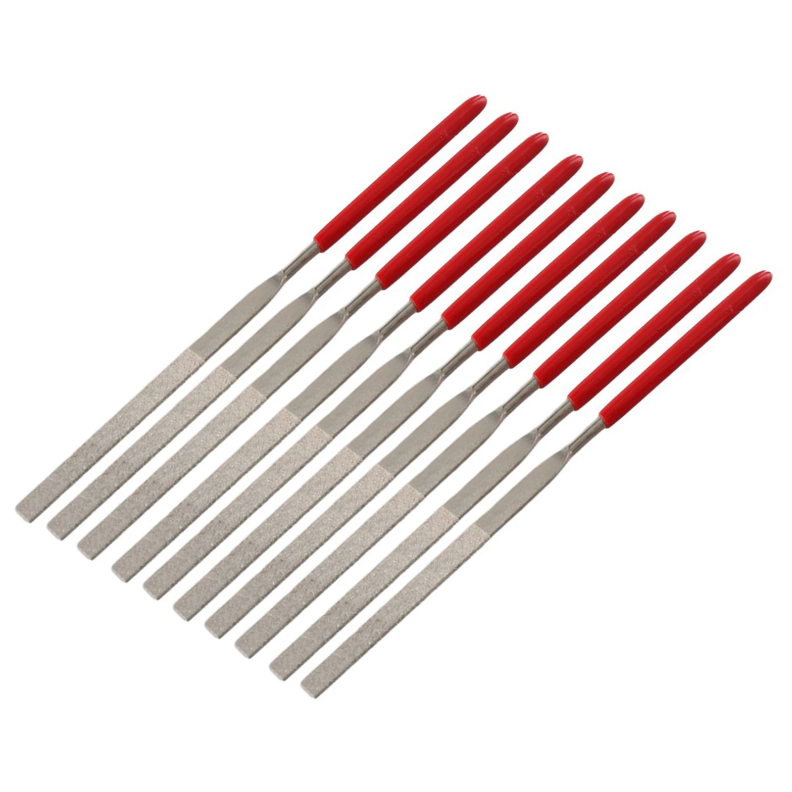Nadelfeilen-Set, Mini-Nadelfeilen, Zimmer, Zuhause, Innenbereich, Schleifen, Rot + Silber, galvanisiert, Schmirgel, lange Lebensdauer – Detail 17