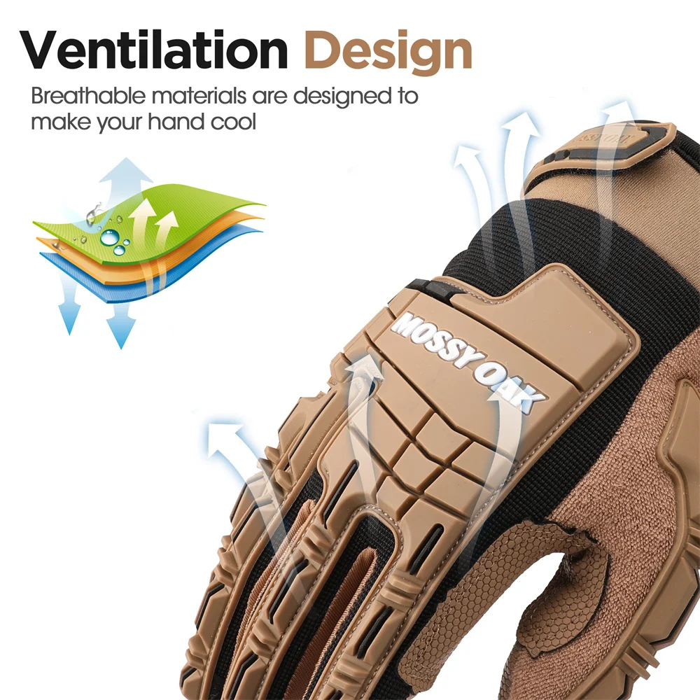 Shooting Gloves Touch Screen Gloves Military Full Finger Touch Screen Gloves for Men Tactical Glove Hunting Paintball Hiking Climbing Airsoft Shooting