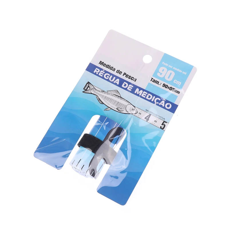 1Pcs 80/90cm Waterproof Fish Measuring Ruler Foldable Fishing Measuring Tape Sticker Fishing Accessories Tackle Tool