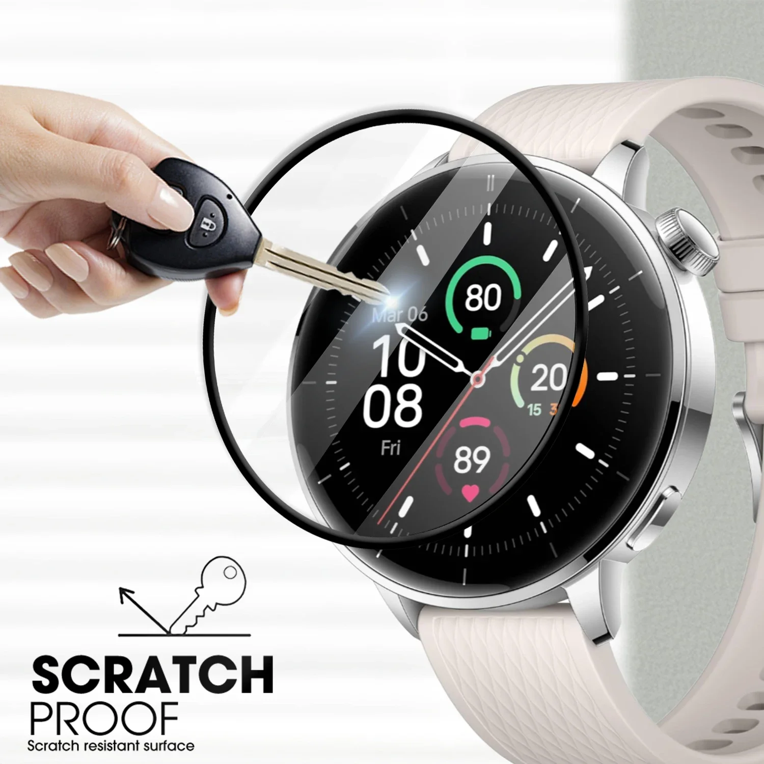 For OnePlus Watch3 41MM 3D Coverage Screen Protector Full Curved Protective SmartWatch Film Cover For OnePlus Watch 3 41MM