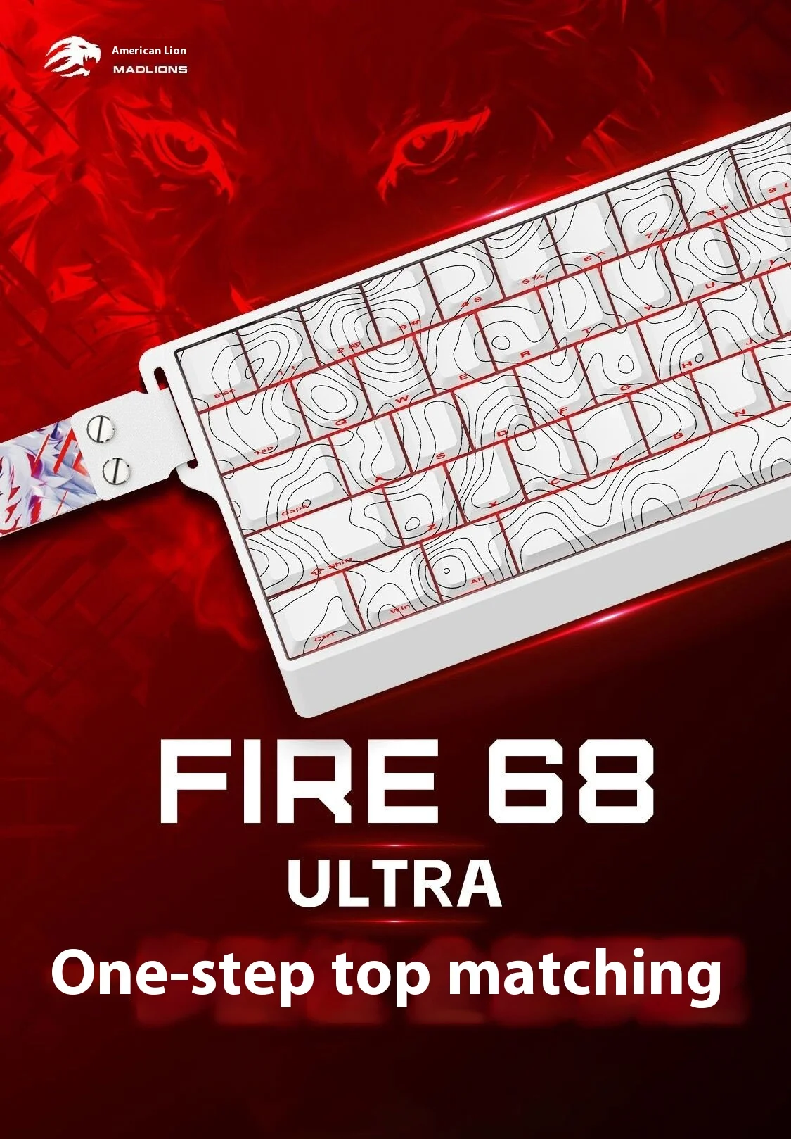 MADLIONS Fire68 Ultra Magnetic Switch Mechanical Keyboard Custom 