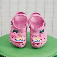 Summer Kids Shoes Sandals Hole Children Shoes Slippers Soft Anti-Skid Cartoon Design Hole Baby Shoes Sandy Beach For Boys Girls
