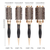 Peigne antistatique pour salon de coiffure, coiffure et curling, barbier, support pour femmes, brosse à cheveux bouclés, outil de coiffage 6