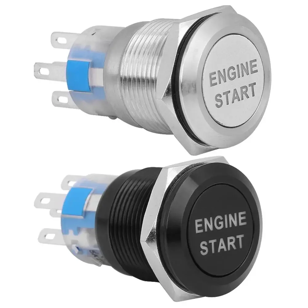 12V Waterproof Car Engine Start Push Button Switch Ignition Starter ...