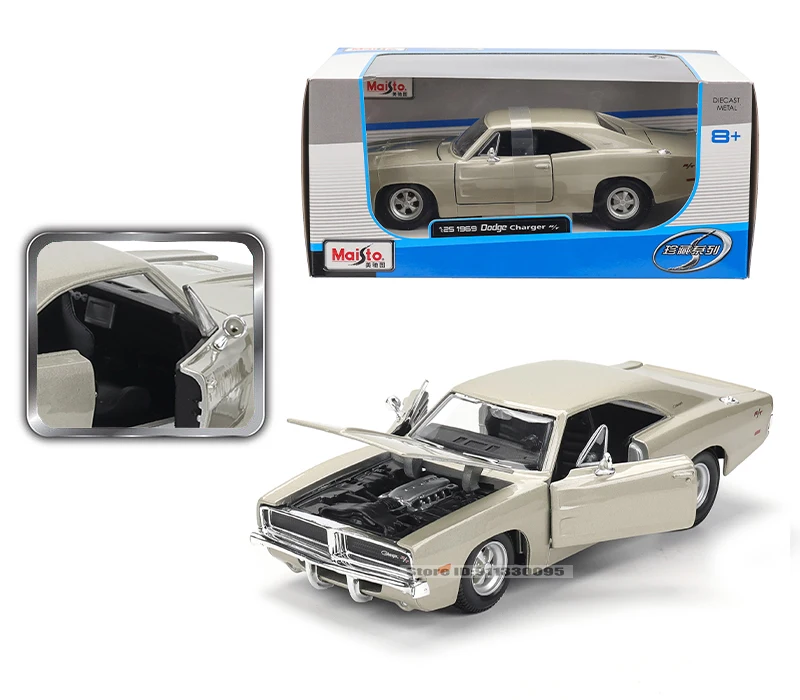 Maisto 1:24 1969 Dodge Challenger R/T alloy car model die-casting static precision model collection gift toy tide play