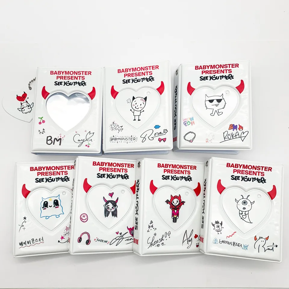 KPOP Babymonster SEE YOU THERE Cartoon Card Albums Ahyeon Asa Ruka