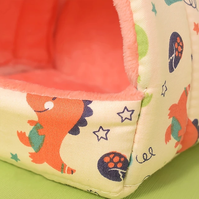 1pc-Hamster Nest Hamster Winter Supplies Cute Pet Bird's Nest with Velvet and Warm Cotton Nest Little Pet Parrot's Nest 4