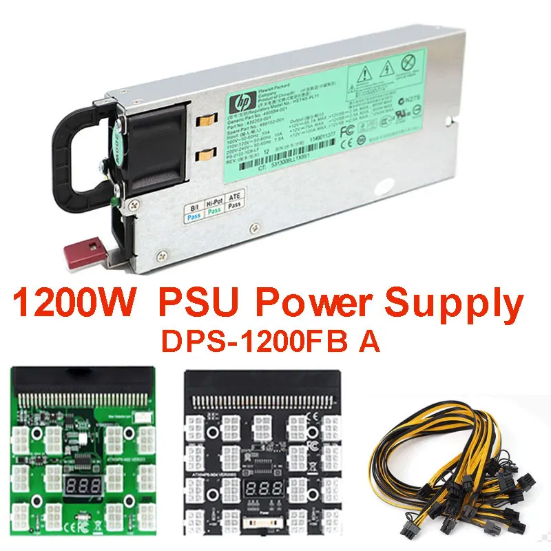 Power Supply Breakout Board For Hp 750w/1200w Gpu Psu Power Module