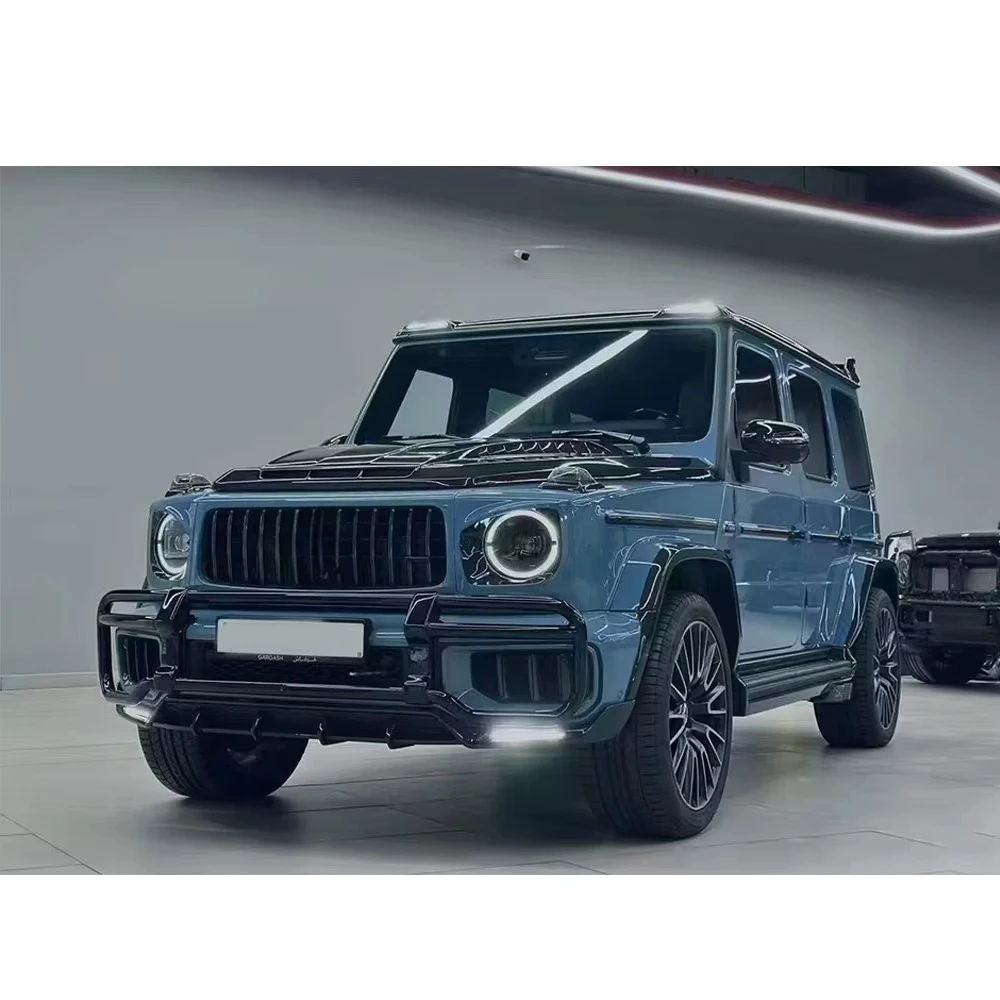 2025년형 신형 G클래스 W465 G63 드라이 카본 프론트 범퍼 립 탑 스타일 프론트 립 로워 디퓨저 전면 친카 자동차 부품 액세서리