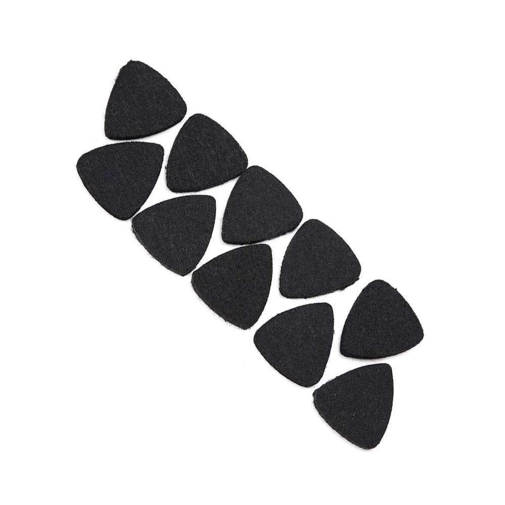 10개입 울 펠트 소재 ? 펠트 기타 피크 ? ? 3.5mm 두께 ? 검정/회색 ? 울 펠트 플렉트럼 ? ? 펠트 플렉트럼 ?