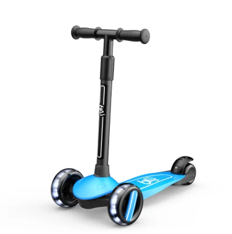 

Детский скутер 6KU с очень крутыми флэш-колесами, 4 детских скутера с регулируемой высотой, спортивный скутер на открытом воздухе, уличные игрушки для детей