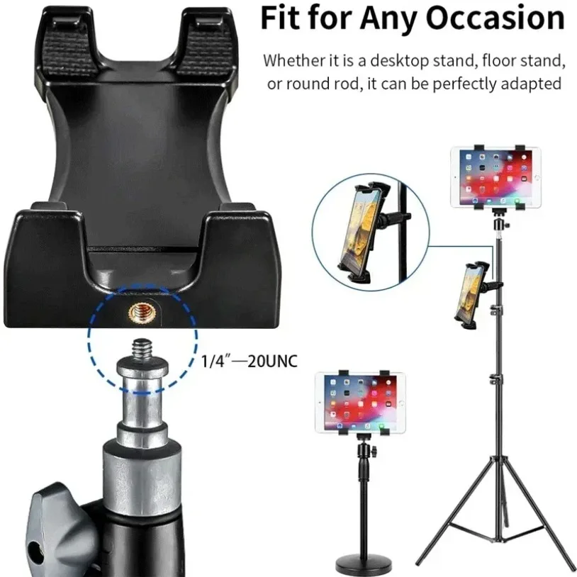 Car Adjustable CD Slot Tablet Stand Phone Holder for IPad Pro 12.9 Air Mini iPhone 16-12 Pro Max Samsung Huawei 4-13 Inch Pad PC