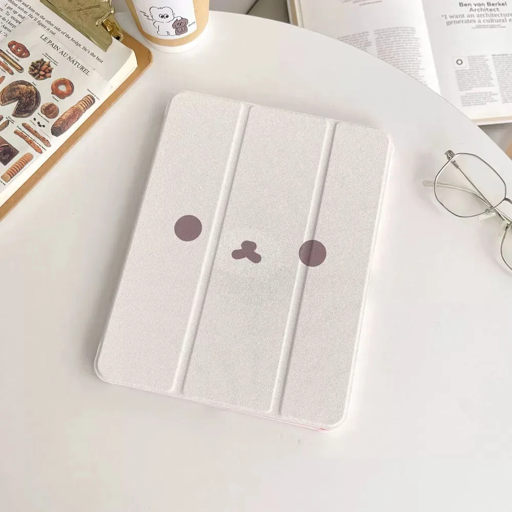 Adorable Bear Kawaii Mirror Tablet Case Cover