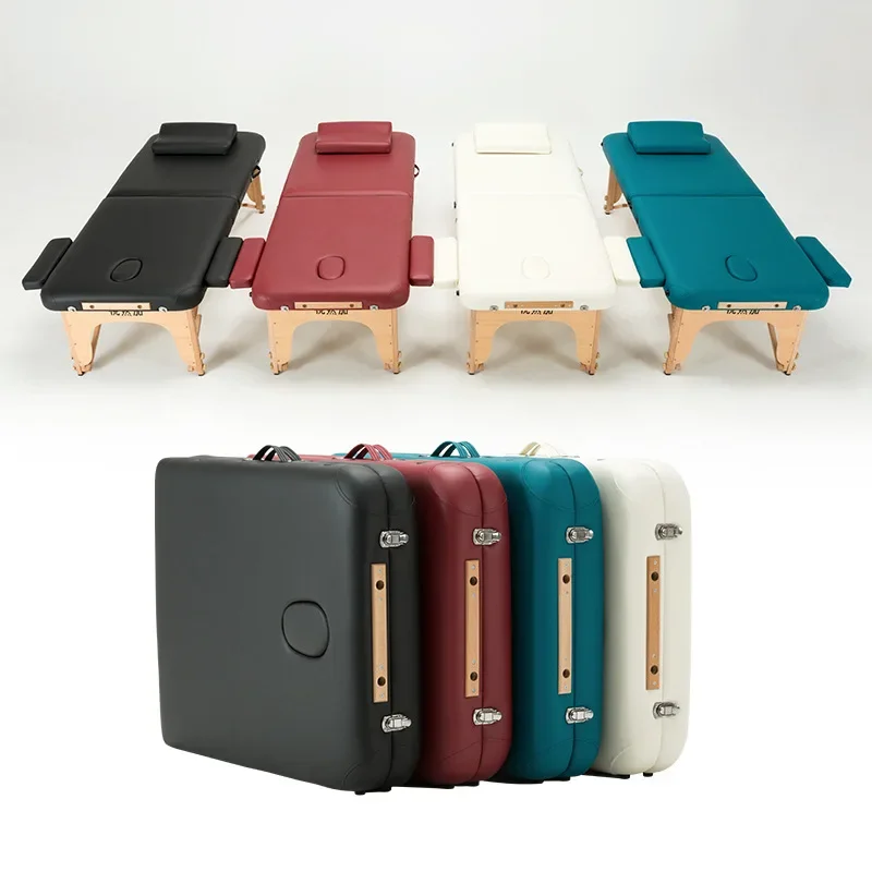 Beauty salon special folding massage bed portable home treatment health 3