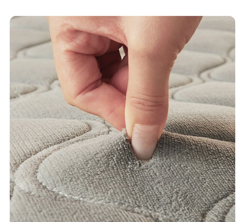 Description Picture 6 of itemAntibacterial latex mattress soft cushion winter home tatami sponge mat milk velvet mattress student dormitory sleeping mat