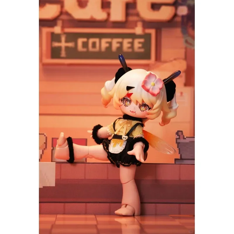 Kukaka Insect Cafe Series Blind Box BJD Mystery Box  Action Anime Figures Caja Misteriosa  Random Blind Box  Figure Kawaii Model