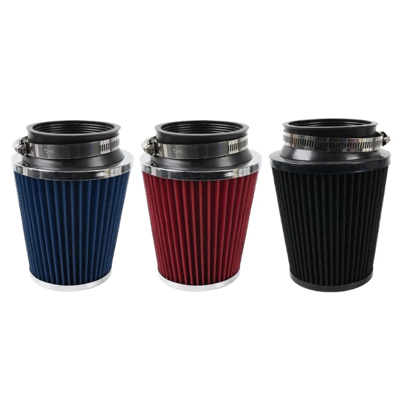 

76mm 3 Inch High Flow Cold Air Intake Filter Universal Induction Kit