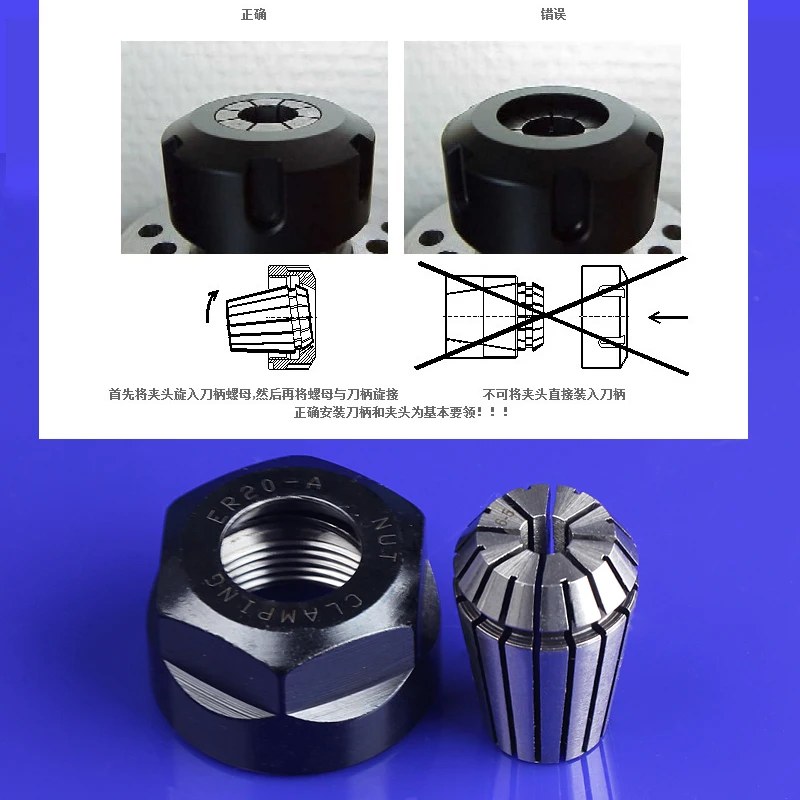 CNC Router Engraving ER11 ER16 ER20 ER25 ER32 1PCS ER20 Nuts ER High Precision Machine Nut ER Collet Accessory Sparepart spring collet,spring collet chuck,collet chuck holder,engraving collet chuck,collet chuck,wrench nut collet,collet clamping tool