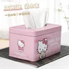 Sanrio Hello Kitty Tissue Case Cartoon Cute Home Restaurant Dormitory Accessories Desktop Decoration Napkin Paper Box Canister 5