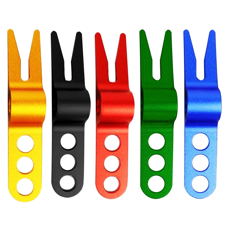 

2024 New Golf Ball Marker, Aluminum Alloy Multi-functional Golf Divot Repair Pitch Fork