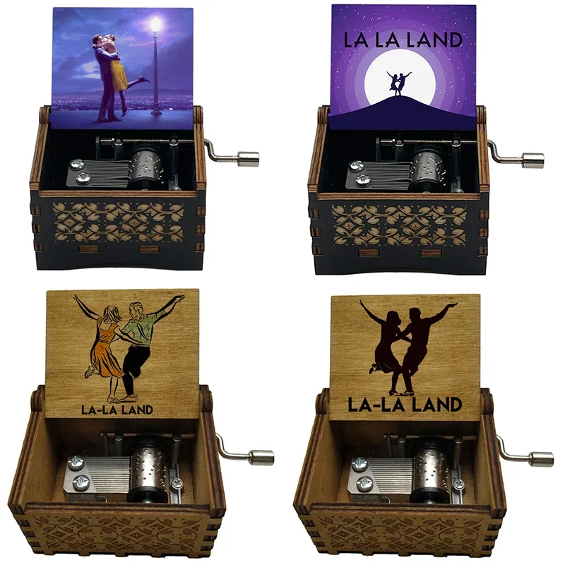 movie print music theme la la land Music Box Birthday Gift Christmas Valentine's day special gifts lovers childrens kids music box carousel music box