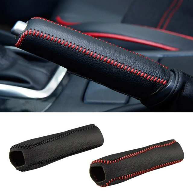 Car Leather Gears Handbrake Cover for SEAT Altea Toledo MK1 MK2 Ibiza Cupra  Leon Cupra for