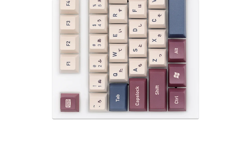 gks ensemble de capuchons de touches pour profil pbt tkl ansi