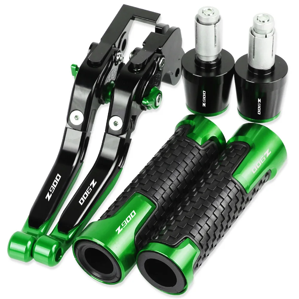 

Z 900 Motorcycle Aluminum Adjustable Brake Clutch Levers Handlebar Hand Grips ends For KAWASAKI Z900 2017 2018 2019 2020
