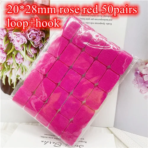 20x28mmRose red 50pa