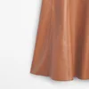 Genuine Leather Skirt for Women 2025 NEW Fashion High Waist Stitching Ladies Elegant Mermaid Skirts Chic Women Sheepskin Skirt 4