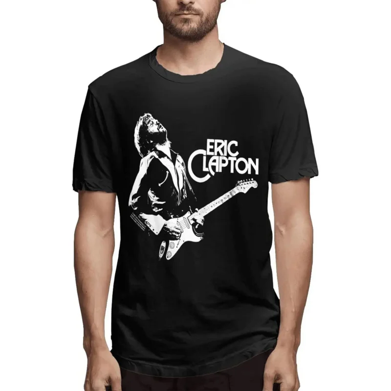 

Eric Singer Clapton T-Shirt Youth & Adult Big Boys Youth Men Short Sleeve T Shirts, Crewneck Top Stylish T-Shirt Classic