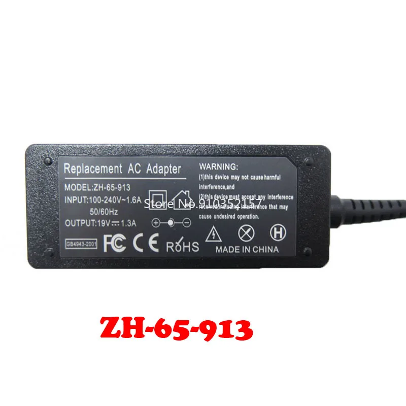 

Адаптер переменного тока для ноутбука ZH-65-913 19V 1.3A Новинка