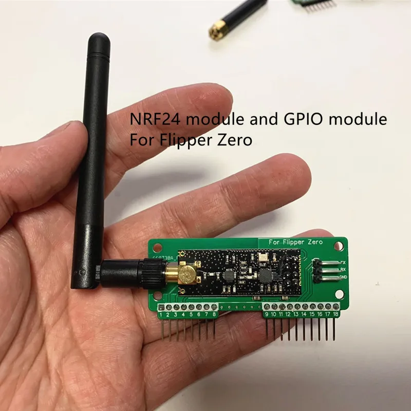 

NRF24 module and GPIO module For Flipper Zero