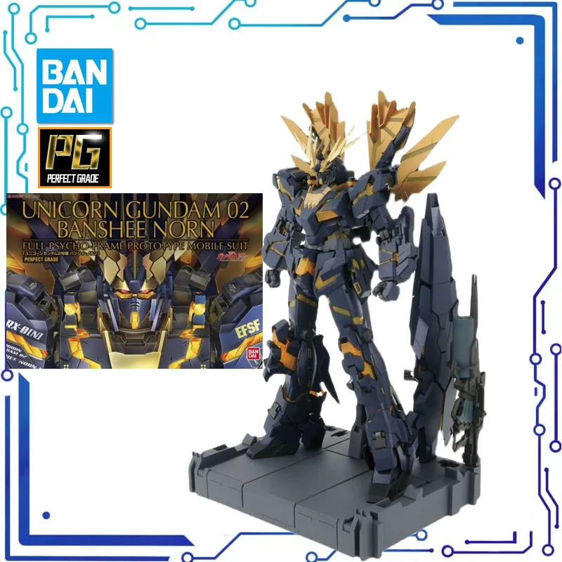 

BANDAI PG 1/60 RX-0 UNICORN GUNDAM-02“BANSHEE” New Mobile Report Gundam Assembly Plastic Model Kit Action Toys Figures Gift