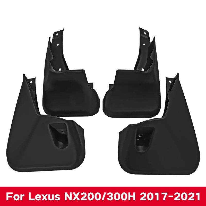 WEIDON Anti-éclaboussures Pour Lexus NX200T NX300H 2018-2020, Protection Avant Arrière Car Splash Fender Bavettes Garde Accessoires Garde-Boue