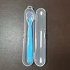 1/2Pcs Silicone Spoon Set Baby Learning to eat Training Spoon Baby Silicone Soft Spoon PP Plastic Box Children's Tableware Box 6