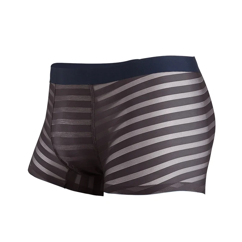 Men's underwear - Silk summer lightweight straight-leg briefs with seamless corners and breathable, antibacterial shorts - 2