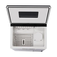 Machine à glace pilée 2 en 1 et Machine à glaçons 150-180W nettoyage automatique refroidi par Air affichage LCD fabricant de glaçons 3