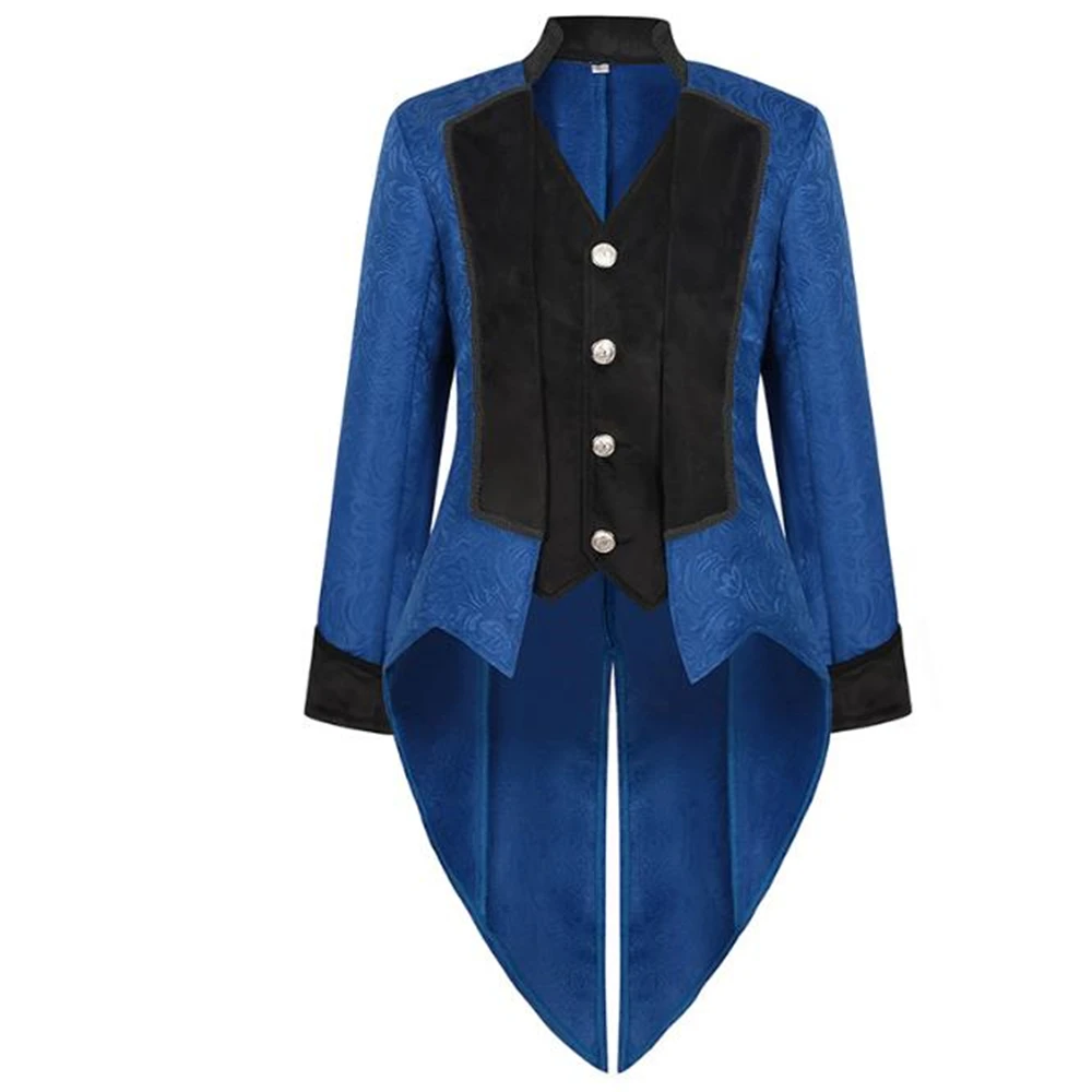 Giacca Uomo Stile Steampunk Vittoriana - Lunga, Gotica, Per Halloween, Cosplay, Feste In Costume