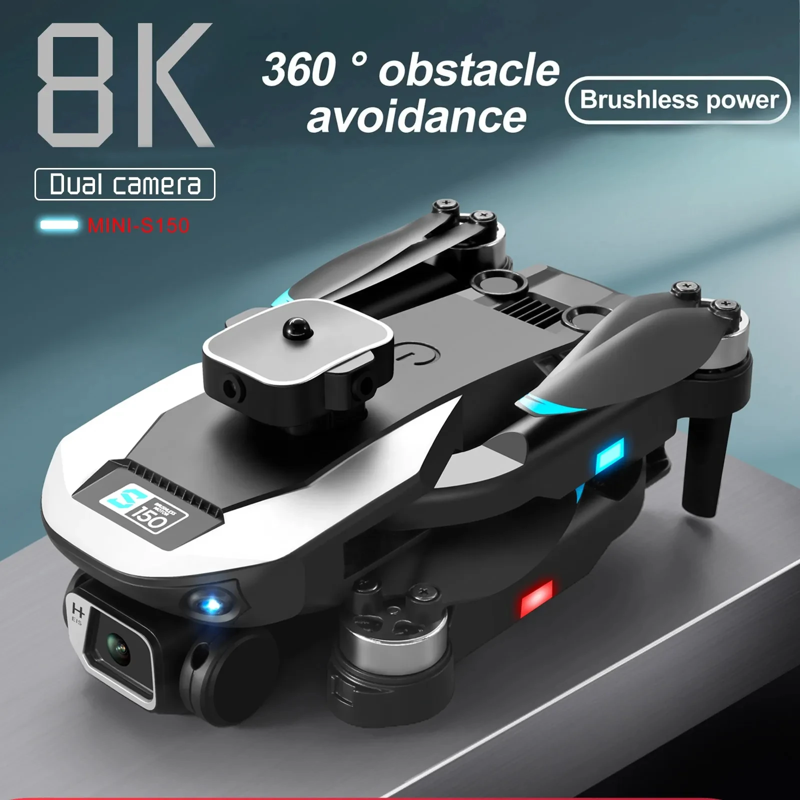 S150-Mini-Drone-4K-Professional-ESC-8K-Dual-Camera-Obstacle-Avoidance ...
