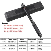 Torque Wrench 1/2'' 3/8'' 1/4'' Square Drive Preset Bicycle Torques Key Two-way Ratchet Car Bike Automotive Hand Tools 2