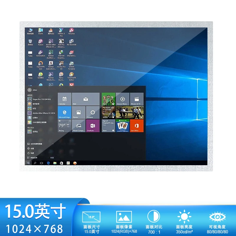 

Original BOE HM150X01-N01 15 Inch 1024x768 TFT LCD Panel Screen Display Touch Digitizer Spare Parts Assembly Replacement