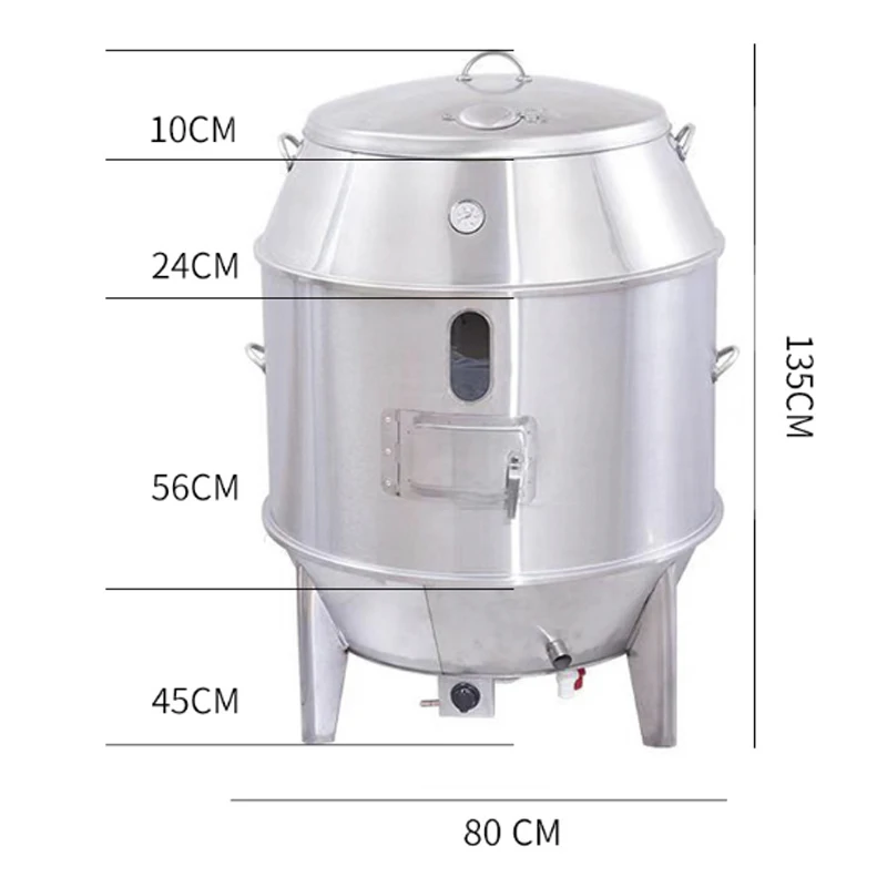 Roast Duck Stove Commercial Gas Kitchen Utensils Stainless Steel Household Double-Layer Large 6