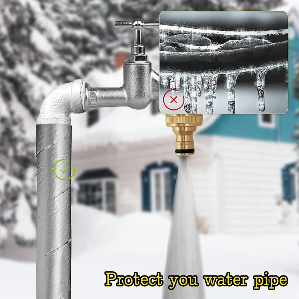 Description Picture 6 of itemFiberglass Outdoor Pipe Foam Insulation Tape Thermal Insulation Weather Resistance Foam Insulation Tape Ft Excellent